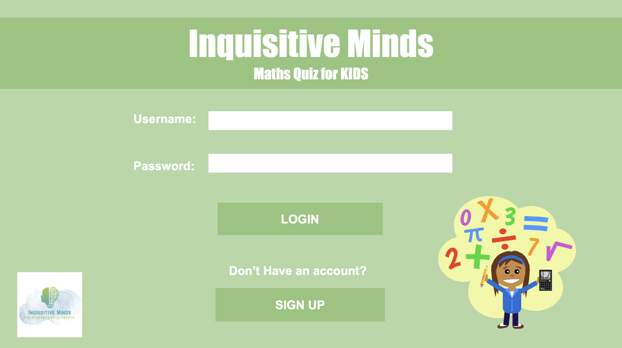 Maths game for kids